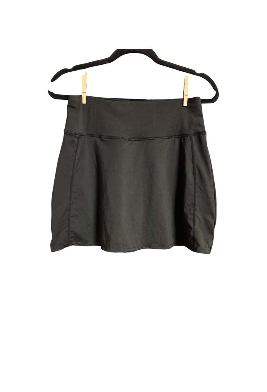 Oalka Women's Black Athletic Skort Medium
